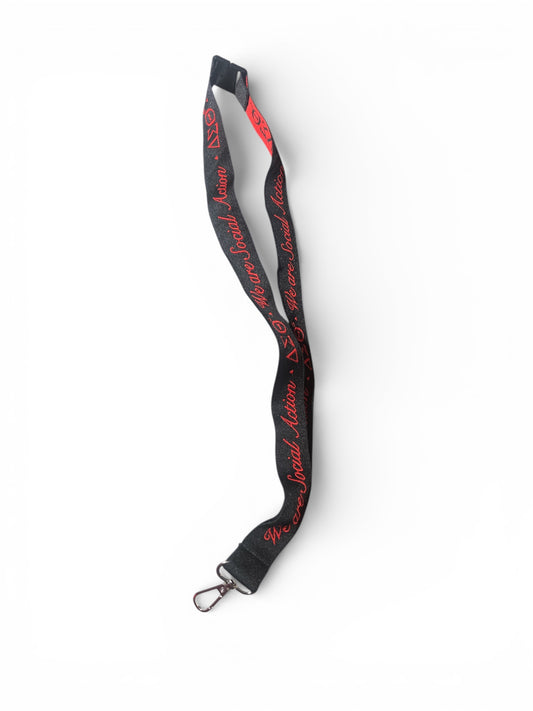 DST We are Social Change Lanyard