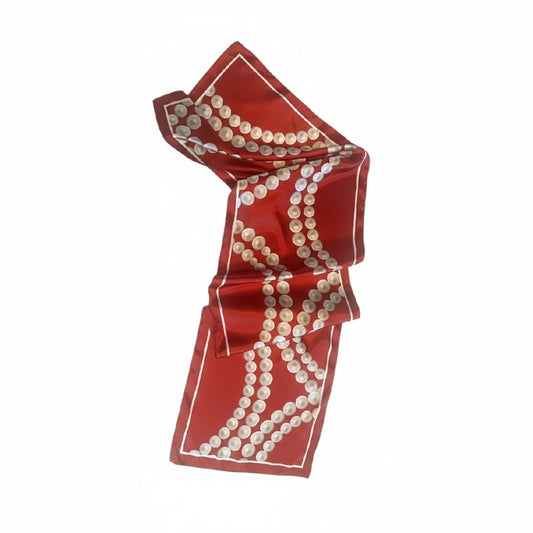 The Pearl Legacy Stole – Crimson Pearl
