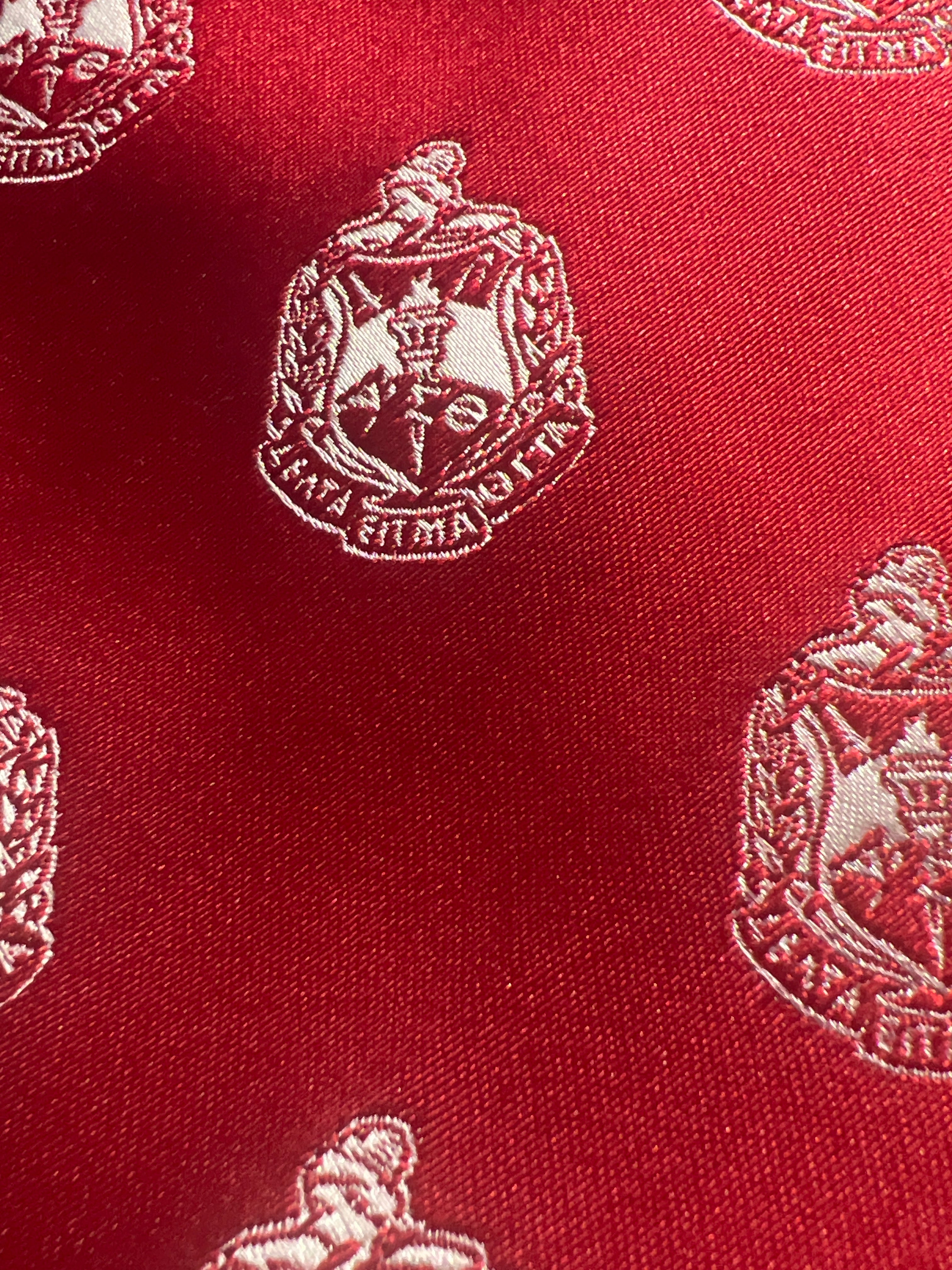 The DST Crest Classic Necktie – Crimson