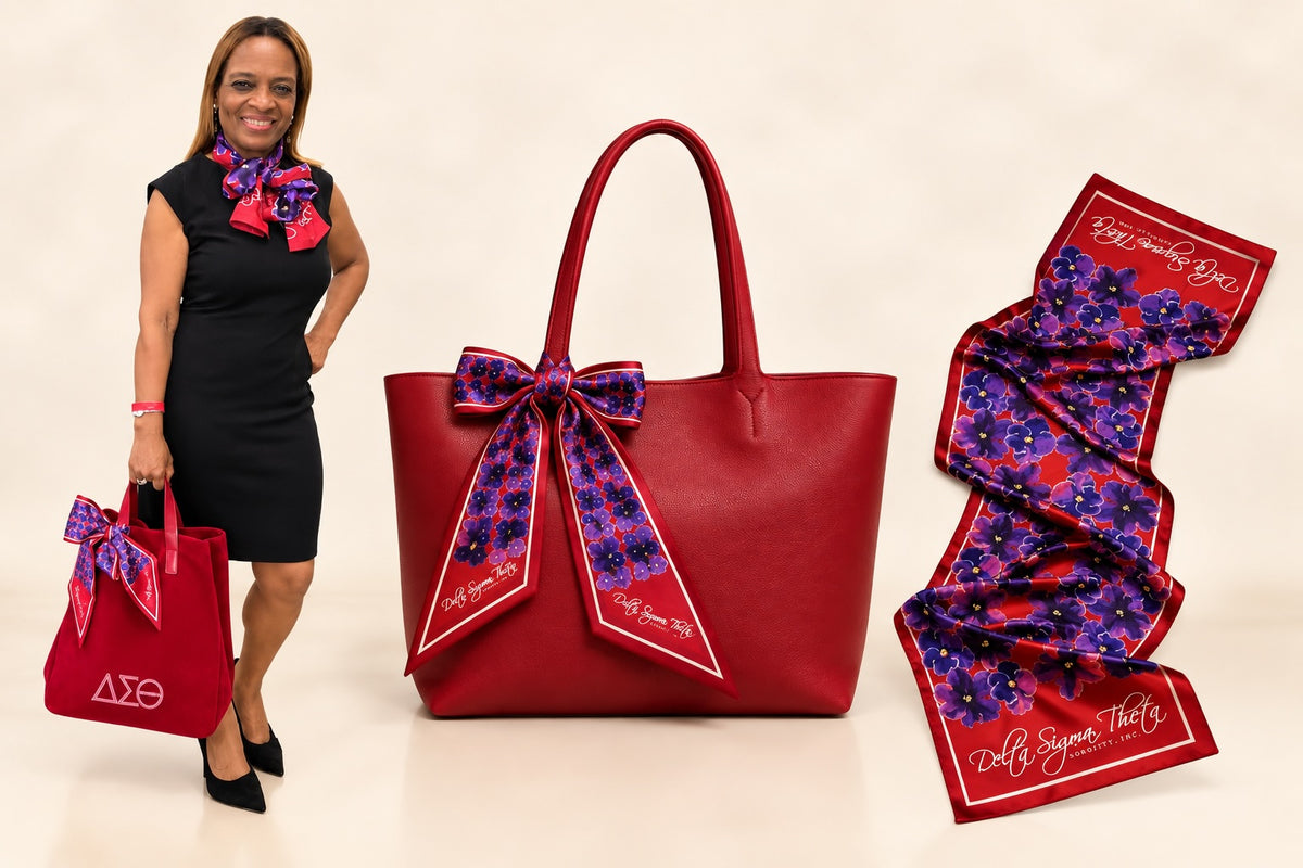 Purse Scarf and Neck Scarf Sets