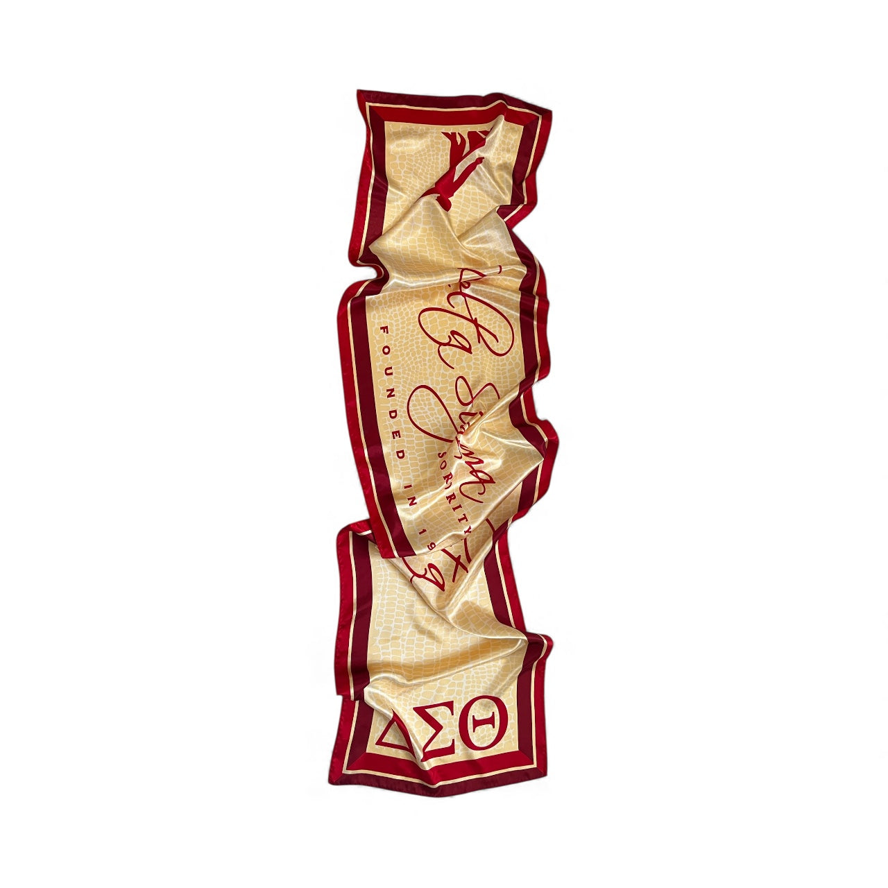 The Crimson Signature Stole Scarf — 1913 Edition