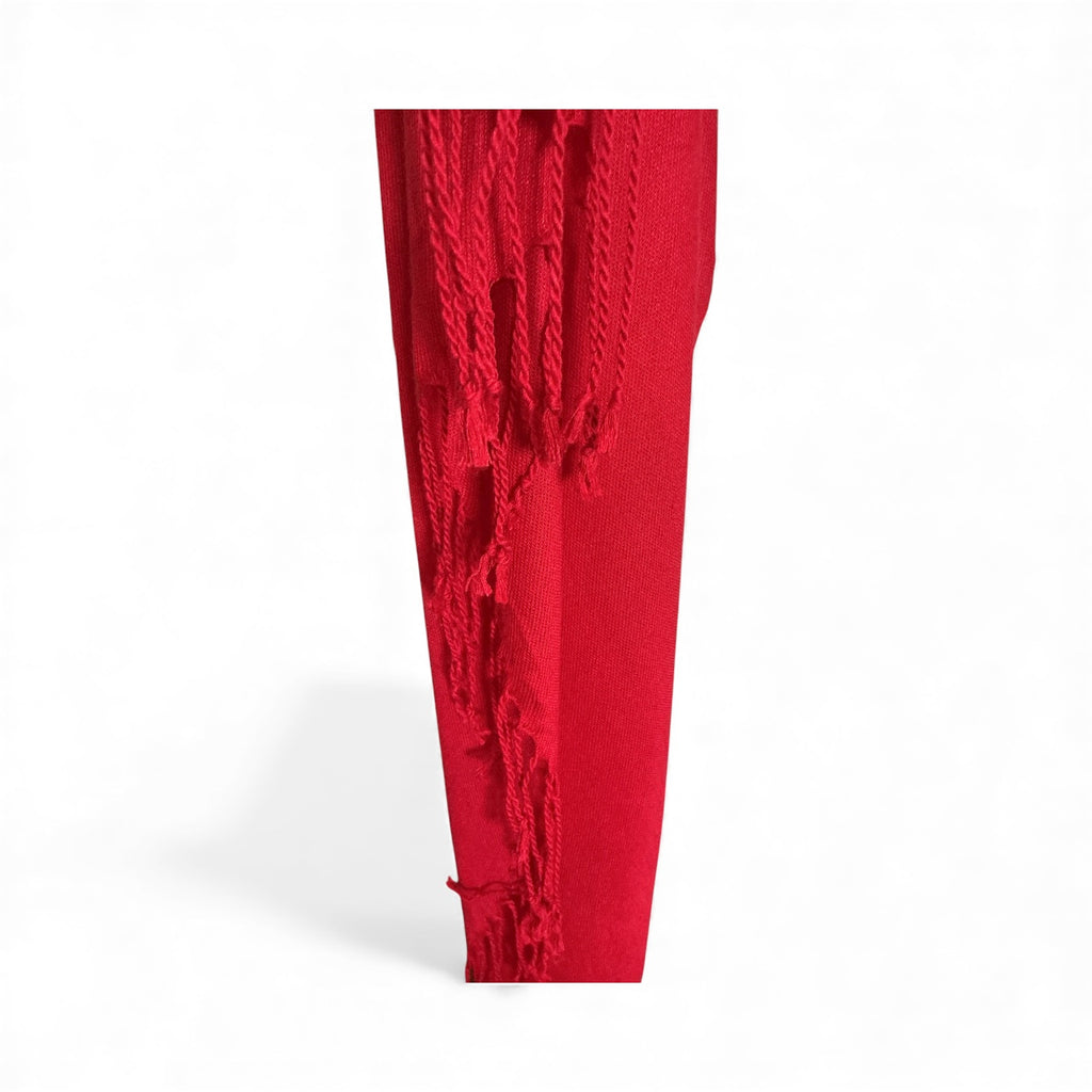 The Crimson Crest Shawl