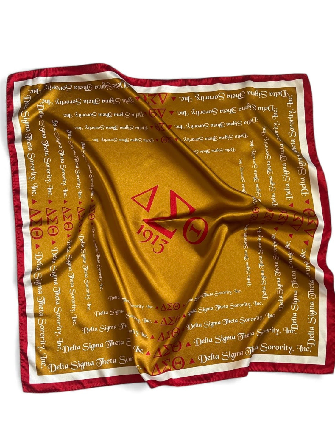 The DST Golden Soror Square Scarf