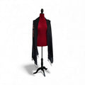 The Crimson Legacy Shawl - Black