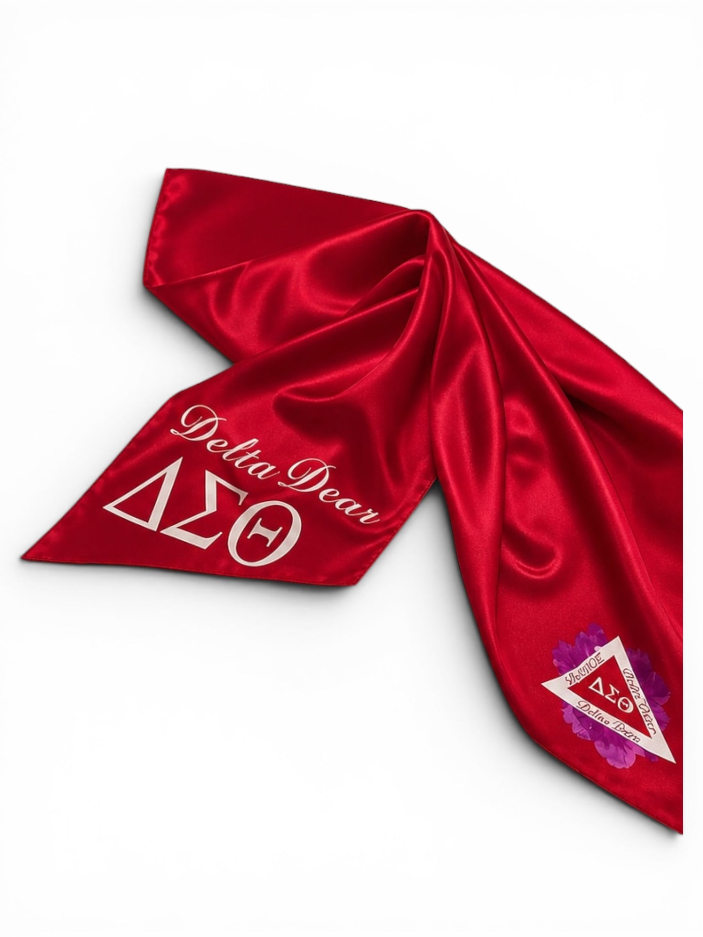 Delta Dear & Pearls lap scarf