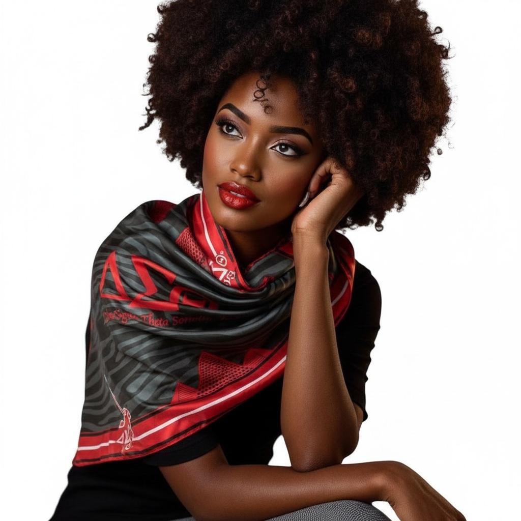 The Crimson Nile (Luxe) Square Scarf