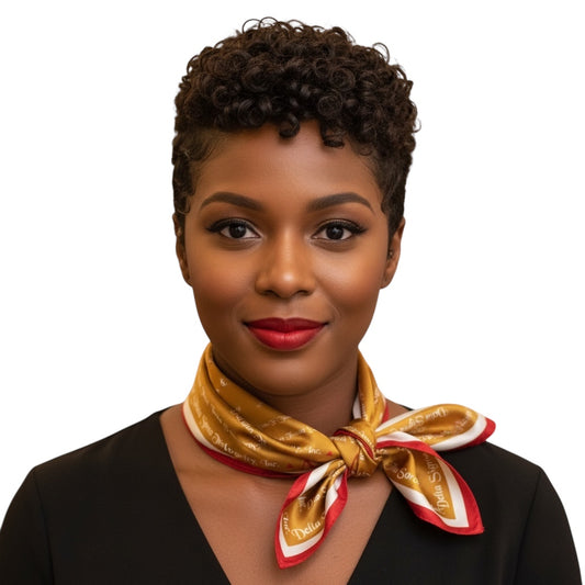 The DST Golden Soror Square Scarf Bundle