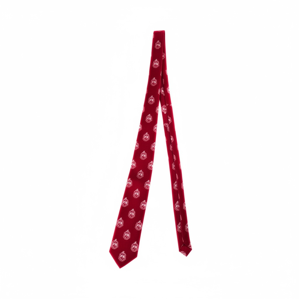 The DST Crest Classic Necktie – Crimson