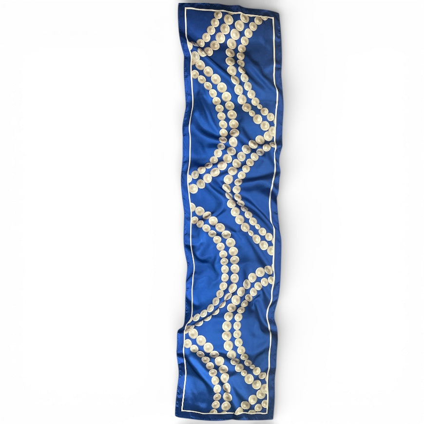 The Pearl Legacy Stole – Blue Ivory