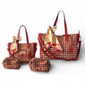 DST Houndstooth Signature Tote Set | 6-Piece Bundle