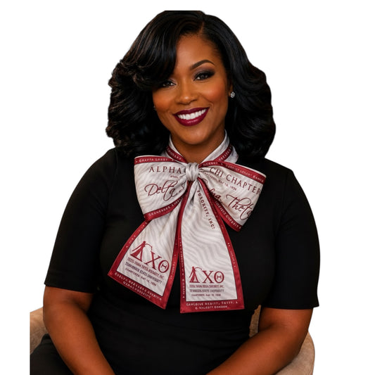 The Alpha Chi Chapter Scarf & Twilly Bundle